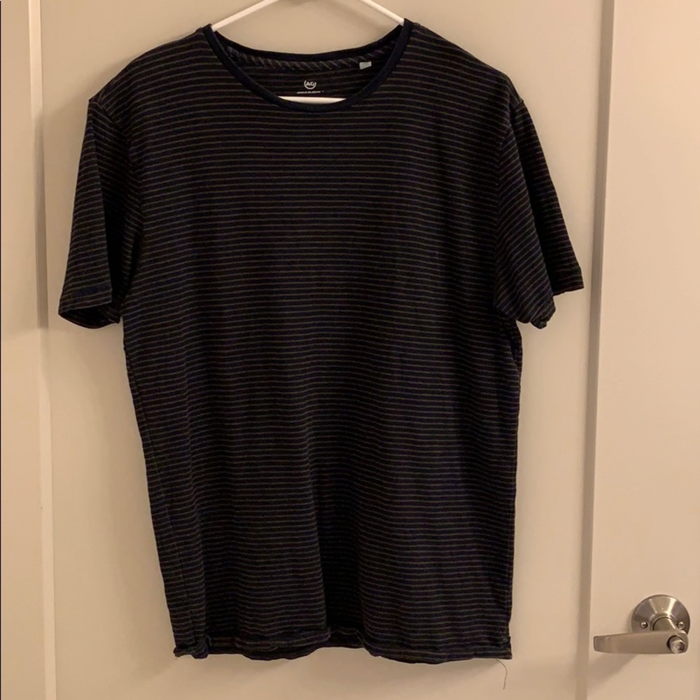 Black and gray striped T-Shirt